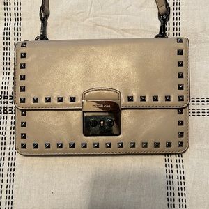Grey Studded Michael Kors Crossbody